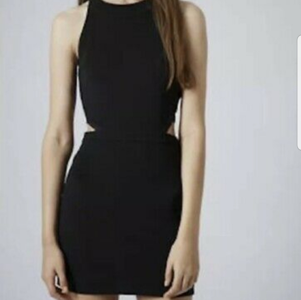 Topshop Cut Out Dress